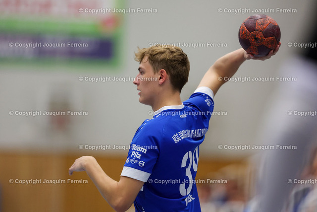 msgvshan_0929 | despor 2022.10.23 HB Männer Oberliga MSG Umstadt/Habitzheim - HSG Hanau II emspor, emonline, despor,  v.l., Maximilian Knabe (MSG Umstadt/Habitzheim) 
 - Realisiert mit Pictrs.com