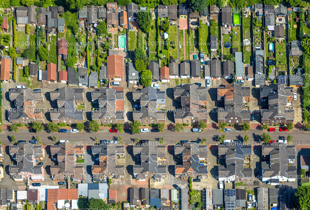 Essen220502079 | Luftbild, Arbeitersiedlung Wildstraße, Vogelheim, Essen, Ruhrgebiet, Nordrhein-Westfalen, Deutschland