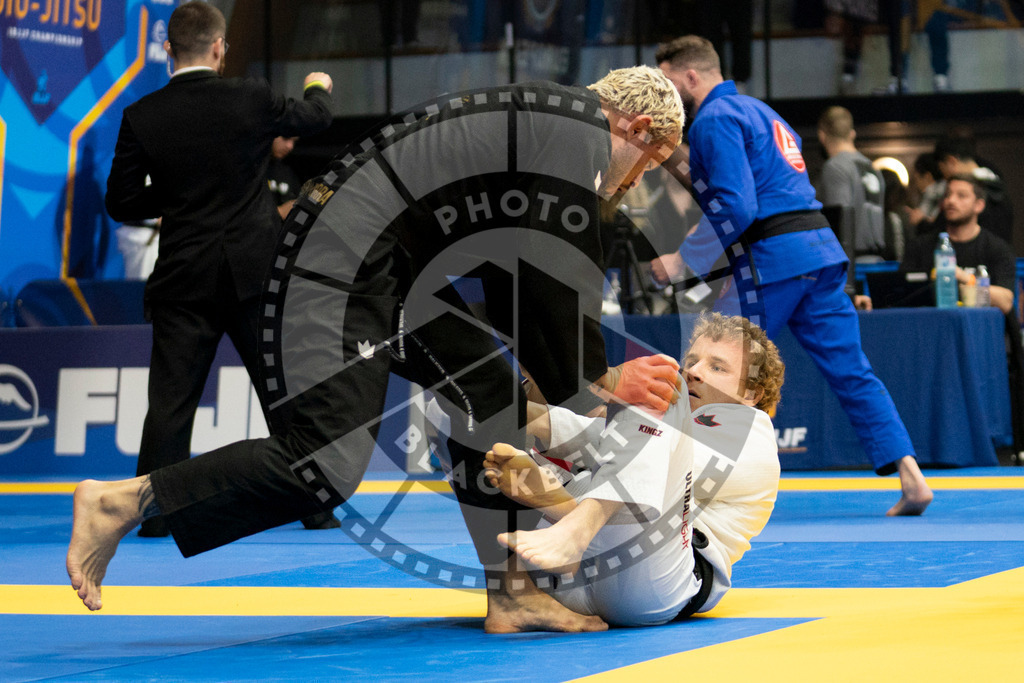 20240124PBB02952 | Fighters compete during the second day of the IBJJF European Championship in Paris, France, on January 24, 2024.
