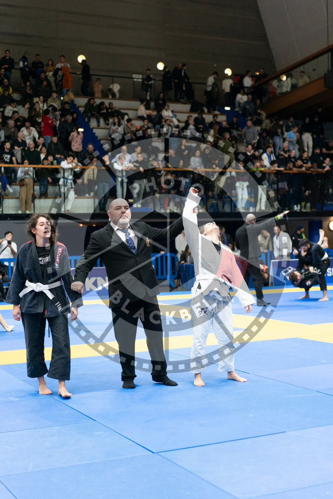 20240119PBB2820 | Fighters compete during the IBJJF European Championship in Paris, France, on January 19, 2024.
