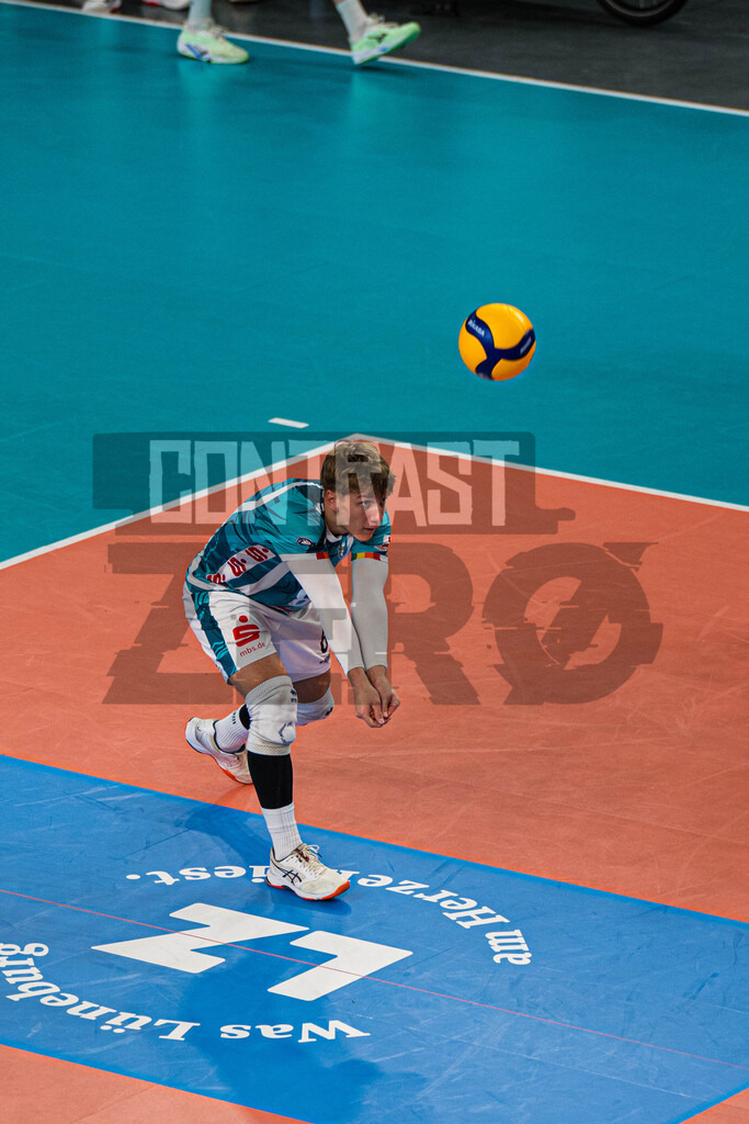 Volleyball I Herren I Saison 2025/2026 I Volleyball Bundesliga I 4. Spieltag I SVG Lüneburg - Energiequelle Netzhoppers KW | CONTRAST ZERØ MEDIA - Realisiert mit Pictrs.com