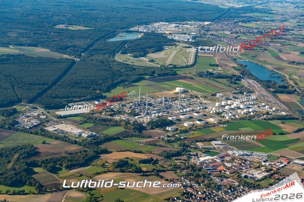aktuelles Luftbild von  Neustadt-donau - Luftaufnahme wurde 2018 von https://frankenair.de mittels Flugzeug (keine Drohne) erstellt.