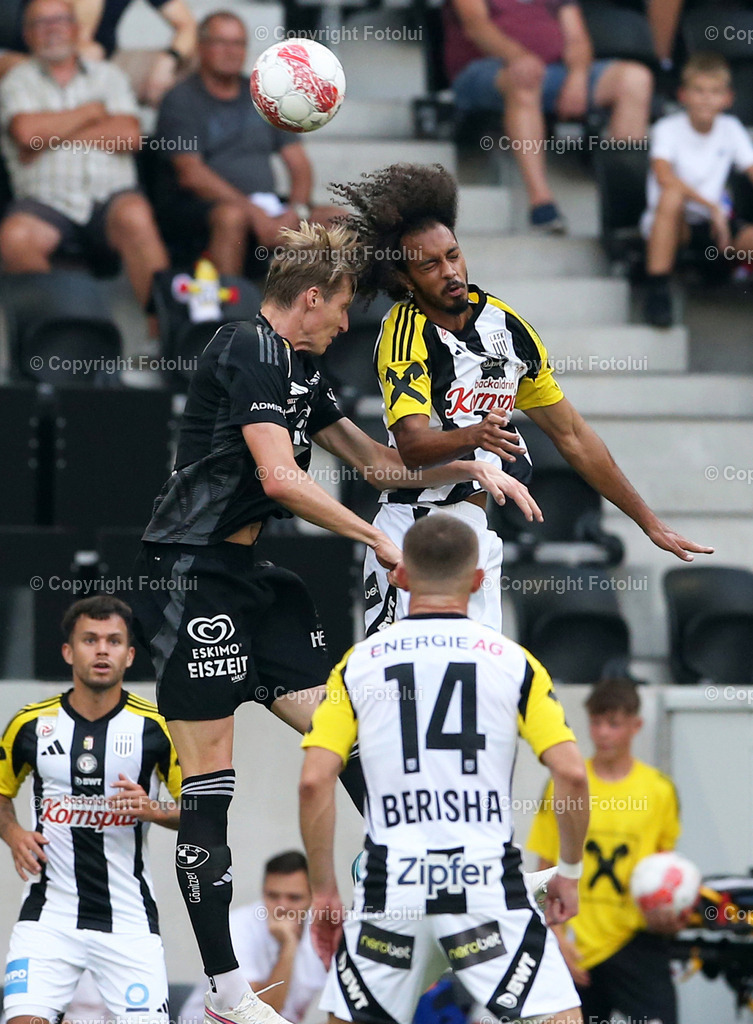 A_LUI_02092024_06 | SPORT,FUSSBALL,ADMIRAL BUNDESLIGA LASK-RZ PELLETS WAC 01.09.24 IM BILD: TOMAS TAVARES  (LASK) UND SIMON PIESINGER (WAC) FOTO:FOTOLUI/MW