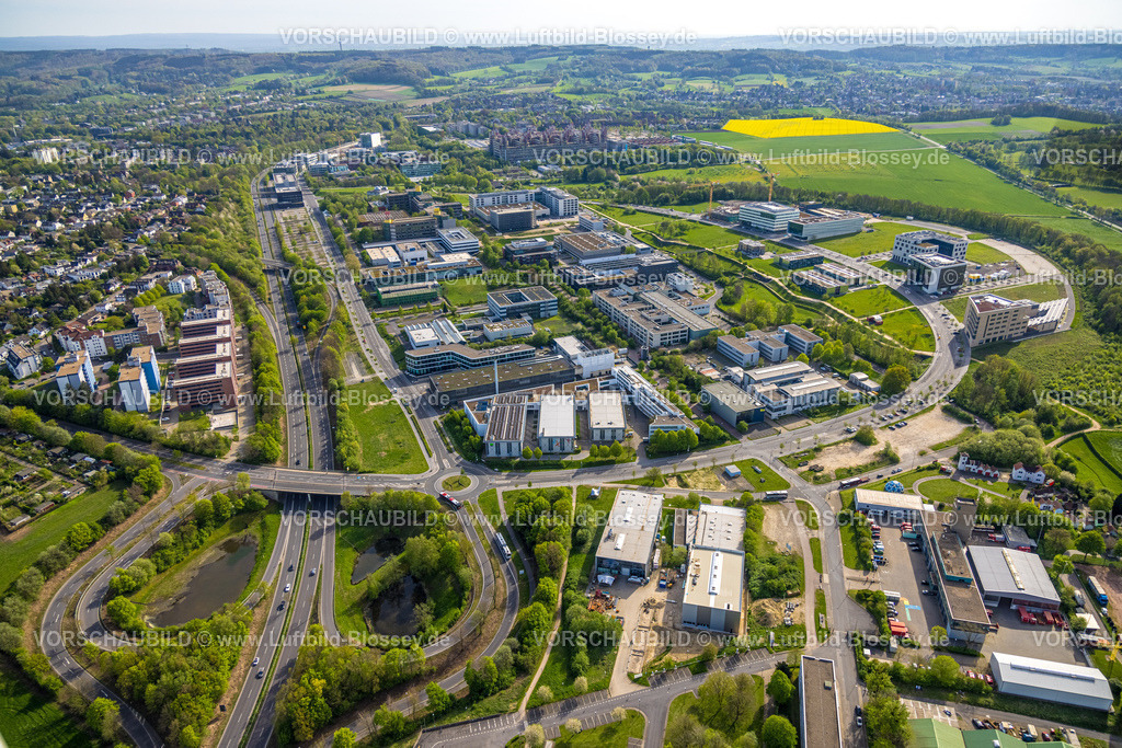 Aachen240403431RWTH | Luftbild, Rheinisch-Westfälische Technische Hochschule Aachen, Universität RWTH Campus Melaten Nord, wissenschaftlicher Forschungsstandort, Campus-Boulevard, Vaalserquartier, Aachen, Rheinland, Nordrhein-Westfalen, Deutschland