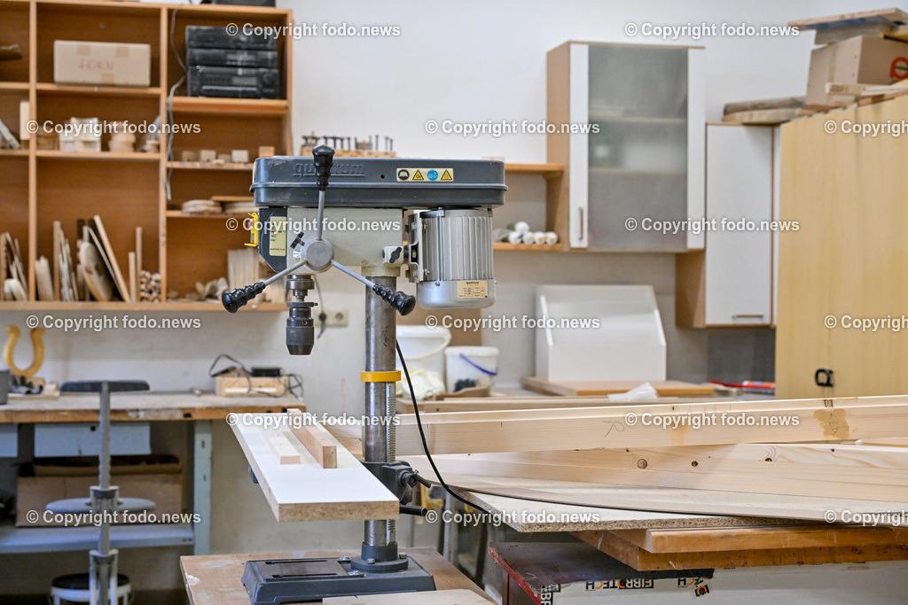 Justizanstalt Linz_ 29.04.2024_-53 | 29.04.2024, Linz, AUT, Justizanstalt, Justizwache, im Bild Tischlerei in der JA