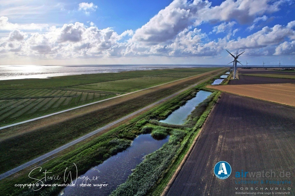 Windpark - Emmelsbüll-Horsbüll | Luftbild, Windenergieanlagen, Bürgerwindpark Emmelsbüll-Horsbüll, Windkraft, Windpark, Nordfriesland, 