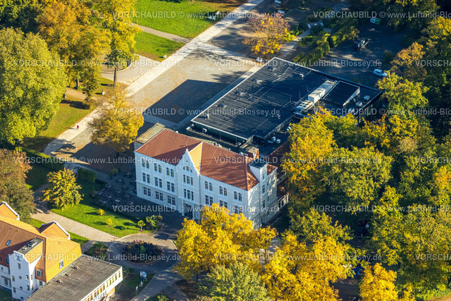 Hamm241007295 | Luftbild, Kurhaus Bad Hamm und herbstliche Bäume, Mitte, Hamm, Ruhrgebiet, Nordrhein-Westfalen, Deutschland