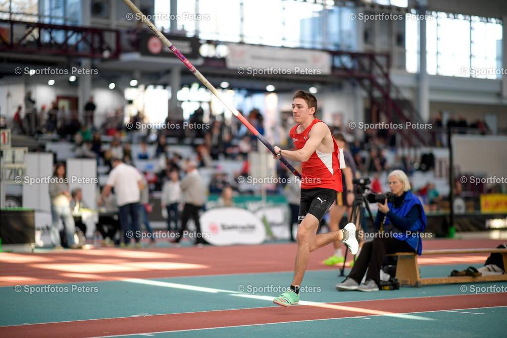 250208_xkaix_DM Mehrkampf_46 | 08.02.2025, xkaix, Leichtathletik 20. Deutsche Meisterschaften, Mehrkampf Halle v.l. Max Wolgast (LG Brillux Münster) - Realisiert mit Pictrs.com