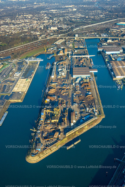 Duisburg241202662 | Luftbild, Hafen Duisburg duisport, Hafengebiet mit Rohstoff Schrottinsel, Ruhrort, Duisburg, Ruhrgebiet, Nordrhein-Westfalen, Deutschland