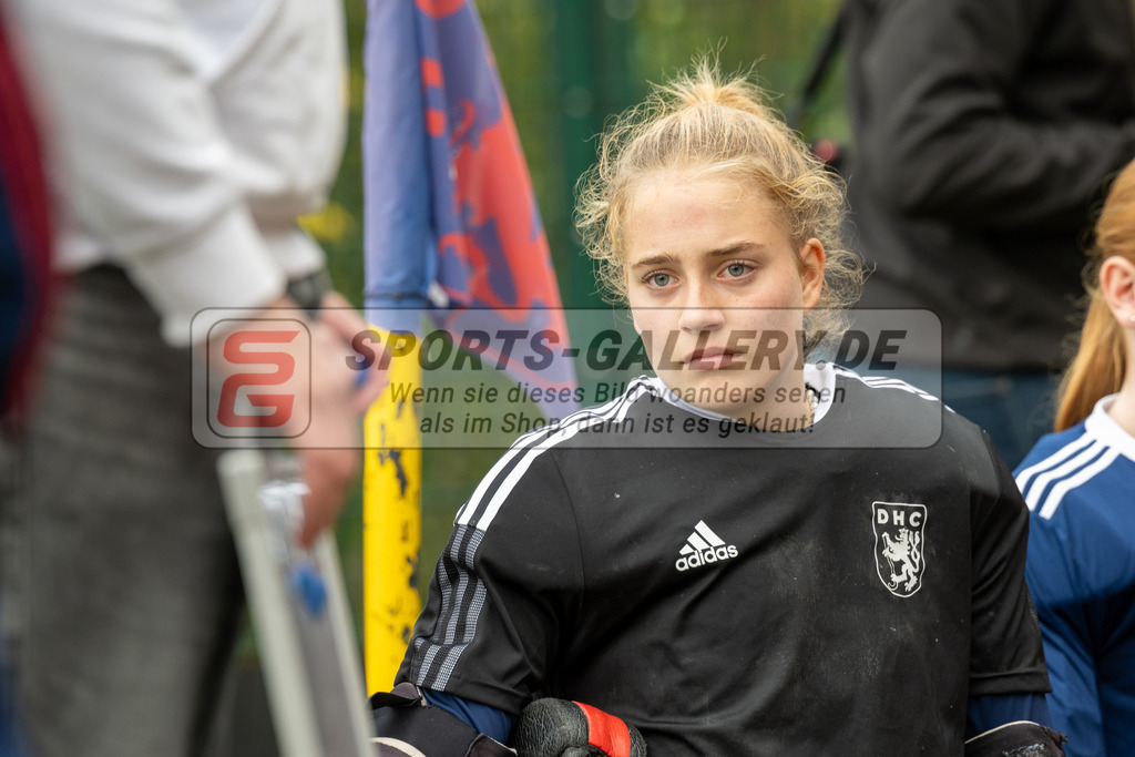 SFE_20231022_0089 | Deutsche Meisterschaft Weibliche U16 Finale Uhlenhorst Mülheim - Düsseldorfer HC am 22.10.2023 in Köln (Düsseldorfer Hockeyclub 1905 e.V.), Photo: Stephan Fehrmann 2023 (Sports-Gallery)