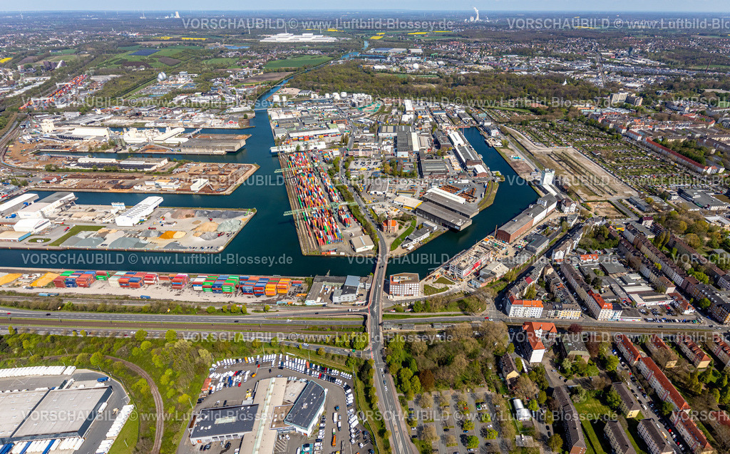 Dortmund230401522 | Luftbild, Hafen Dortmund, Hafen, Dortmund, Ruhrgebiet, Nordrhein-Westfalen, Deutschland