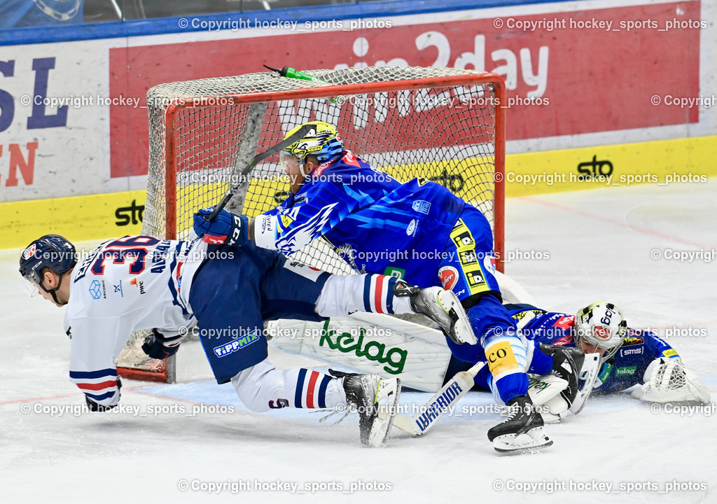 EC IDM Wärmepumpen VSV vs. Hydro Fehervar AV19 14.2.2023 | #36 Erdely Csanad, #44 Fraser Jamie, #1 Lamoureux Jean Philippe