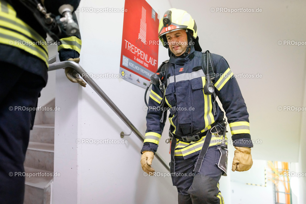 KölnTurm Treppenlauf; Köln, 03.08.2025 | Impressionen vom KölnTurm Treppenlauf am 03.08.2025 in Köln (Nordrhein-Westfalen). 