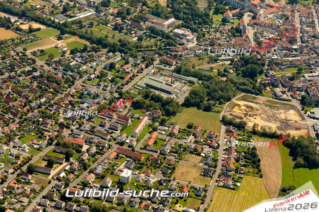 Das Luftbild zeigt :  Waldsassen - Die Luftaufnahme wurde 2023 vom UL-Flugzeug aus erstellt ( keine Drohne ) - Hochauflösende Luftaufnahme - Für grossformatige Ausdrucke geeignet. Die Geschenkidee !Mit Lizenz und Bildrechte bestellbar