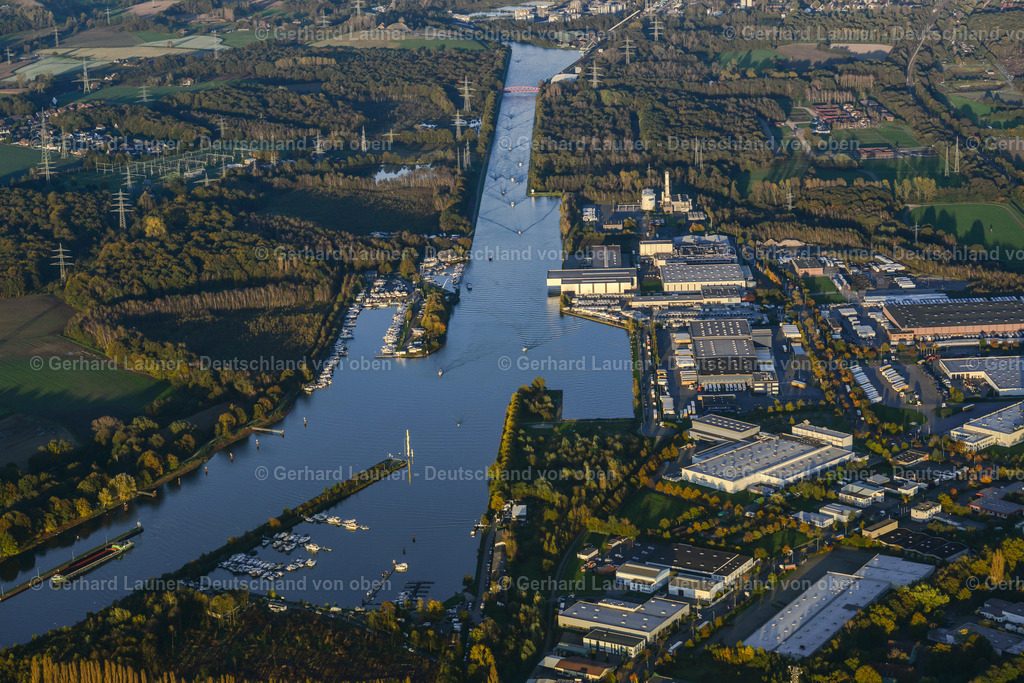 3491268 | Rhein-Herne-Kanal mit Yachthafen Pöppinghausen, Castrop-Rauxel