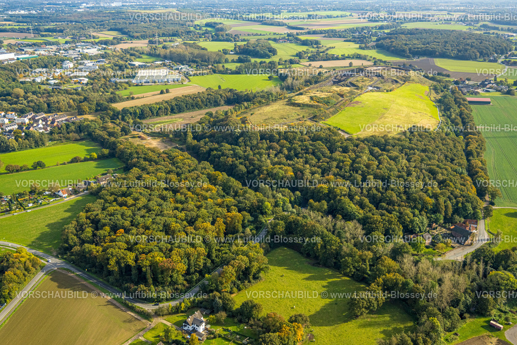 Kamp-Lintfort241013834 | Luftbild, Eyller-Berg Deponie Abfallablagerungen, Waldgebiet, Gestfeld, Kamp-Lintfort, Ruhrgebiet, Nordrhein-Westfalen, Deutschland