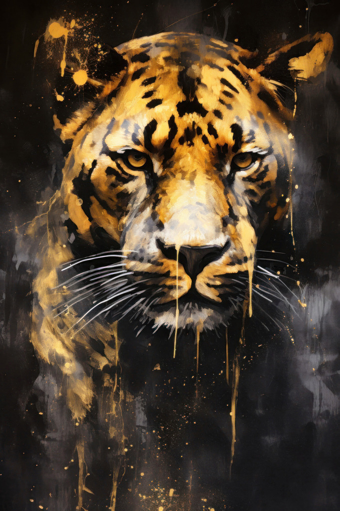 10231013 - Jaguar in gold und schwarz | Kaufen Sie Hamburg Bilder und Hamburg Fotos auf Leinwand, Acrylglas, Alu-Dibond, oder als Poster in Hamburgs großer Onlinegalerie. Elbphilharmonie Bilder, Hamburger Hafen, Speicherstadt, Alster und viel mehr.