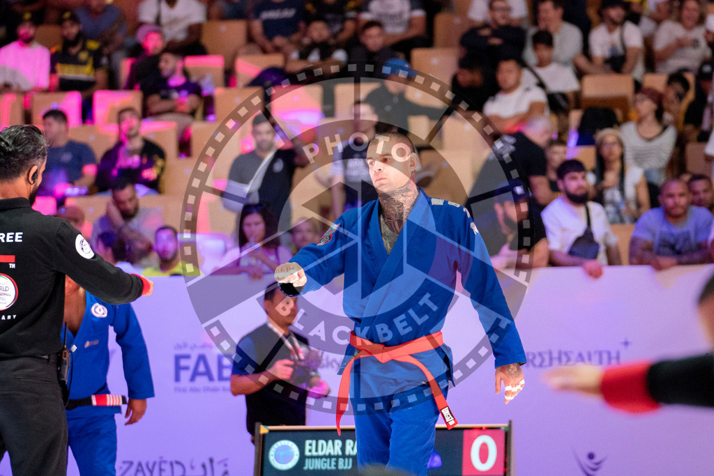 20231107PBB5651 | Fighters compete during the AJP World Master Championship in the Mubadala Arena in Abu Dhabi, Arab United Emirates, on November 7, 2023.