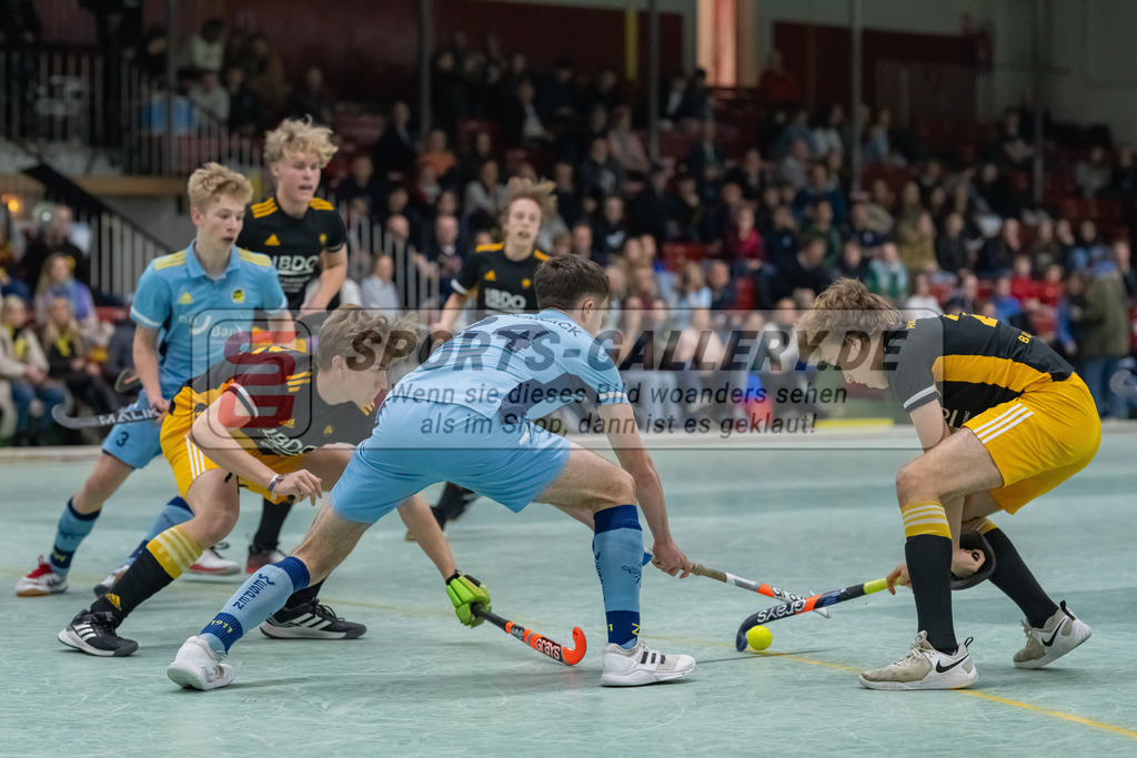 HK_20230305_106217 | Deutsche Meisterschaft MU16 Platz 3 Harvestehuder THC - Zehlend. Wespen am 5.3.2023 RWK, Köln ,