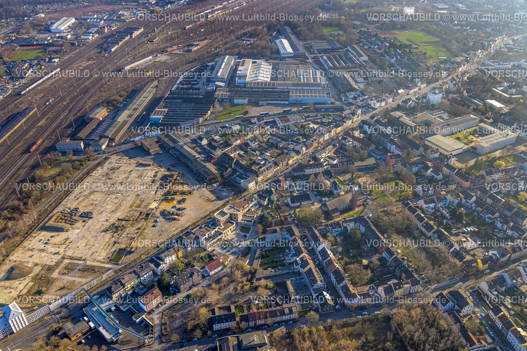 Hamm240305501 | Luftbild, Baugebiet zwischen Wilhelmstraße und Kleine Alleestraße, am Rangierbahnhof und Güterbahnhof, Mitte, Hamm, Ruhrgebiet, Nordrhein-Westfalen, Deutschland