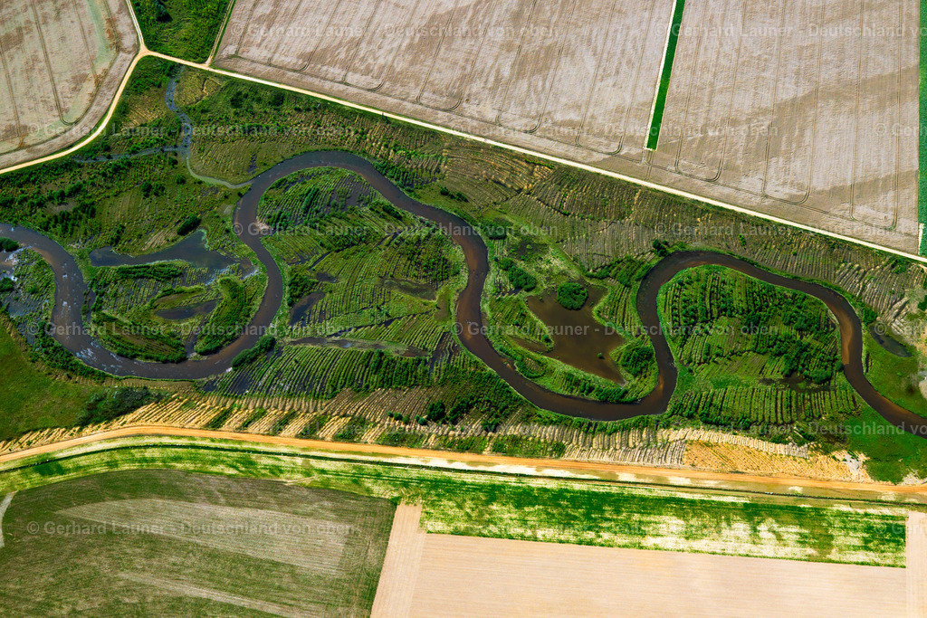 2707024 | Tagebau bei Inden, Mäander der Inde