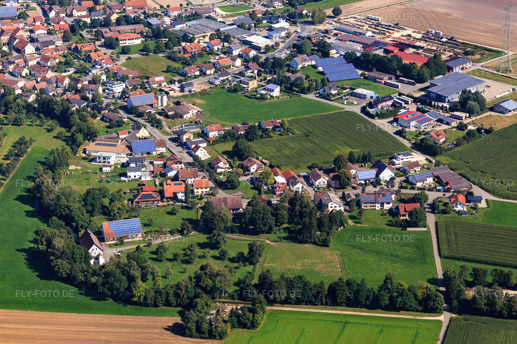 Luftbild: Donaustr in Altheim im Bundesland Baden-Württemberg in Deutschland. Foto: IMG_129324.jpg vom 05.09.2021 durch Werner Riehm/FLY-FOTO.de