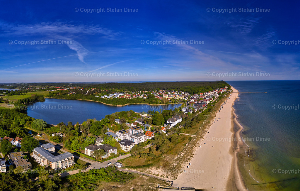 drone view of Bansin on island of Usedom | drone view of Bansin on island of Usedom - Realisiert mit Pictrs.com