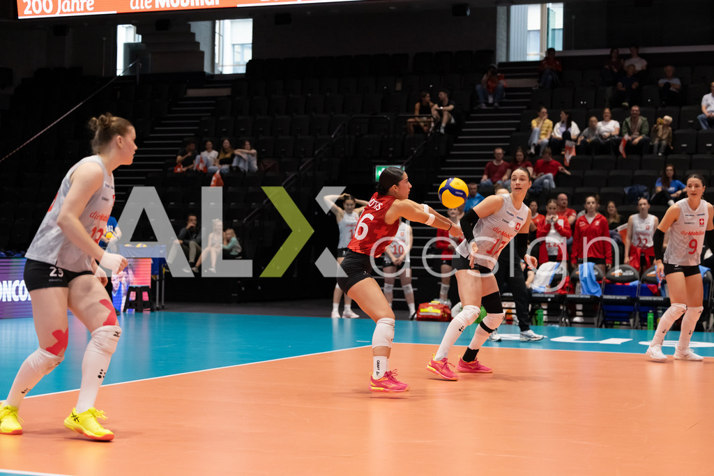 Georgia v Switzerland - CEV European League Women | KRIENS, SWITZERLAND - JUNE 12: FABIANA MOTTIS of Switzerland during the CEV European League match between Georgia and Switzerland at Pilatus Arena on June 12, 2026 in Kriens, Switzerland. - Realisiert mit Pictrs.com
