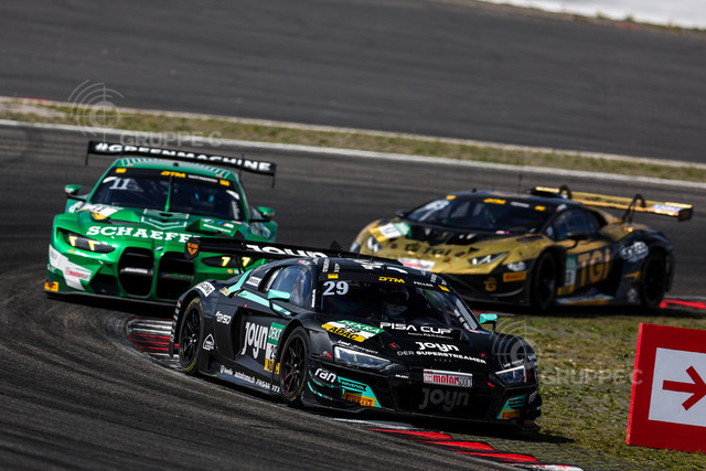 DTM525_080914352710586JS_JS | DTM, 9. + 10. Rennen Nürburgring 2025 - Foto: Gruppe C Photography; #29 Audi R8 LMS GT3 Evo2, Land Motorsport: Ricardo Feller - Realisiert mit Pictrs.com