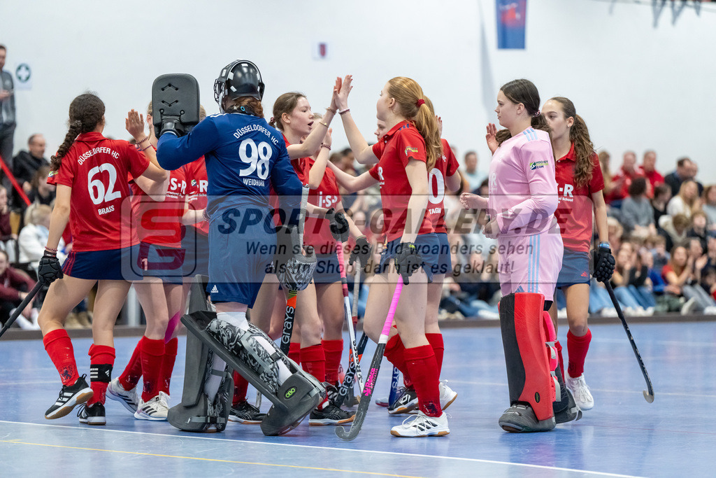 HK_20250223_103100 | Deutsche Meisterschaft wU14 Finale und Ehrungen am 23.2.2025 Düsseldorfer HC, Düsseldorf