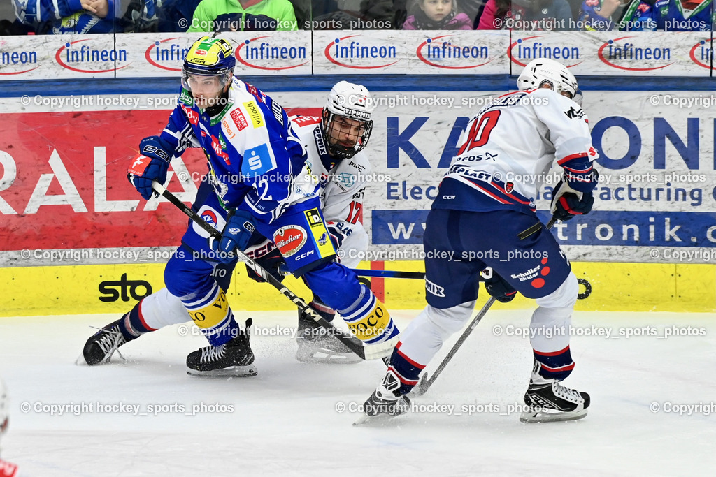 EC IDM Wärmepumpen VSV vs. Hydro Fehervar AV 19 | #12 Brett Budgell EC VSV, #17 Roland Kiss Hydro Fehervar, EC IDM Wärmepumpen VSV vs. Hydro Fehervar AV 19, EC IDM Wärmepumpen VSV vs. Hydro Fehervar AV 19  am 17.01.2026 in Villach (Stadthalle Villach), Austria, (Photo by Bernd Stefan)