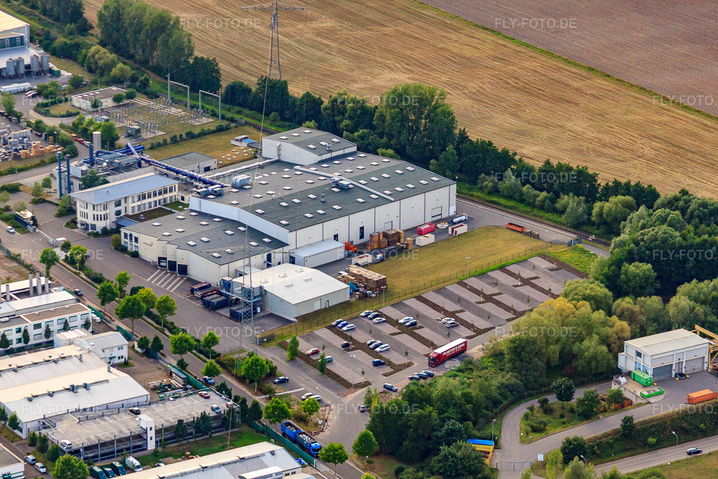 Luftbild: Rose Druck GmbH in Landau in der Pfalz im Bundesland Rheinland-Pfalz in Deutschland. Foto: IMG_51490.jpg vom 08.08.2012 durch Werner Riehm/FLY-FOTO.deWWW.ROSE-DRUCK.DE