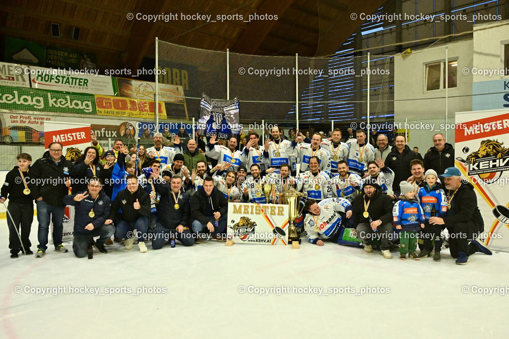 ESC Sparkasse Steindorf Meister 2025/26 | Meisterfoto ESC Steindorf 2025/26, ESC Sparkasse Steindorf Meister 2025/26, ESC Sparkasse Steindorf Meister 2025/26 am 08.03.2026 in Althofen (Stadthalle Althofen), Austria, (Photo by Bernd Stefan)