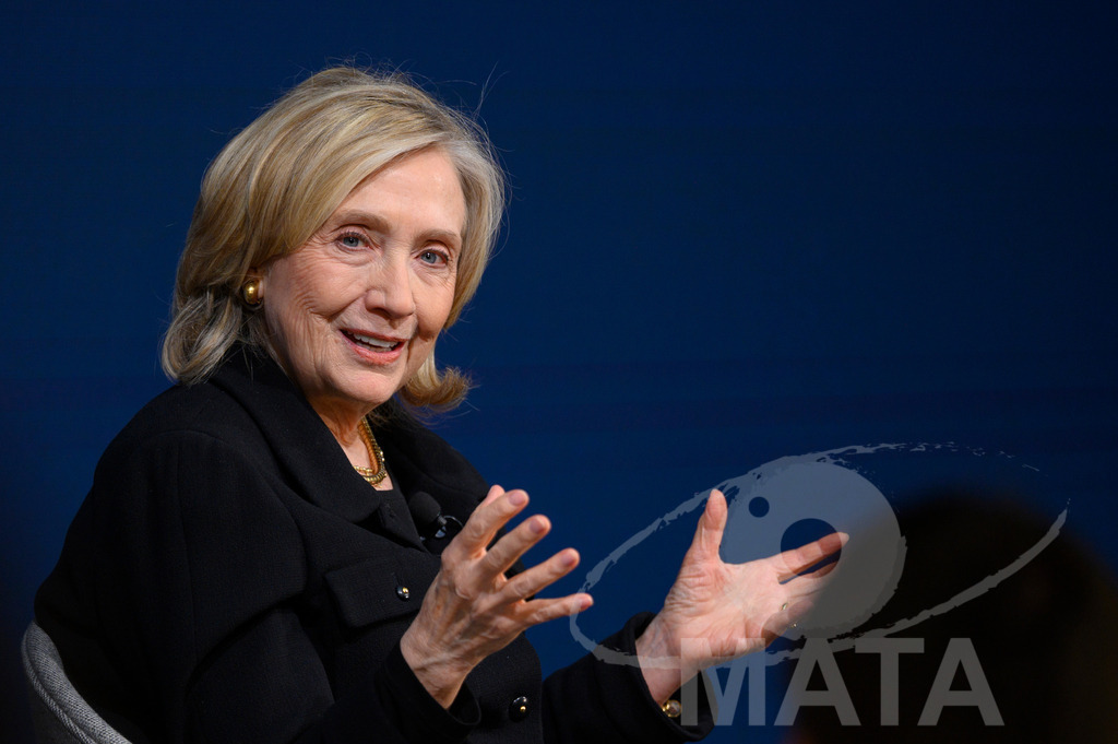 _DWI3171 | Die US-Politikerin Hillary Clinton auf der Veranstaltung Bridging Scholarship and Statecraft im Rahmen der Münchner Sicherheitskonferenz 2026. München, 13.02.2026 Bayern Deutschland  - Realisiert mit Pictrs.com