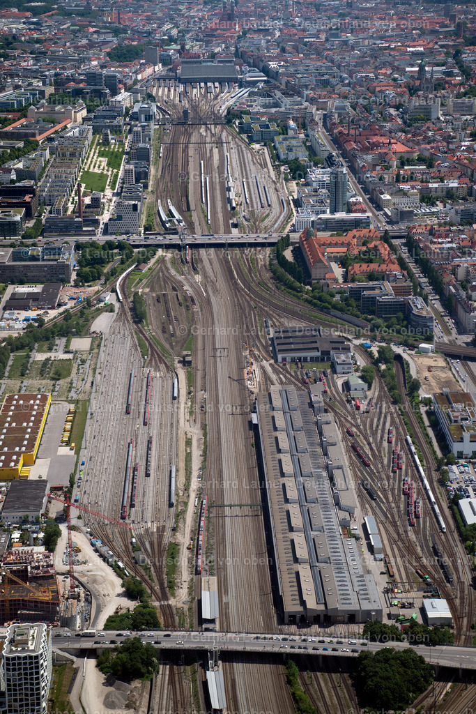3804088 | Gleisanlagen und Hauptbahnhof, München