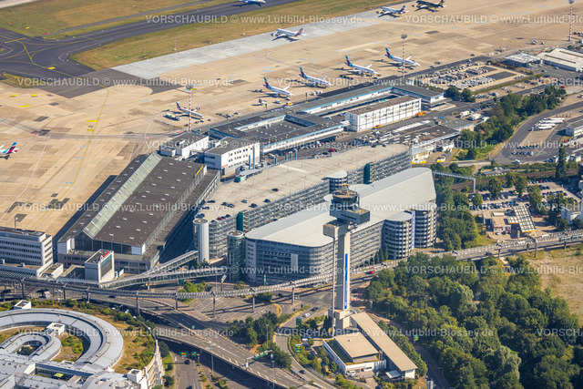 Duesseldorf220700512 | Luftbild, Flughafen Düsseldorf Airport, Unterrath, Düsseldorf, Rheinland, Nordrhein-Westfalen, Deutschland