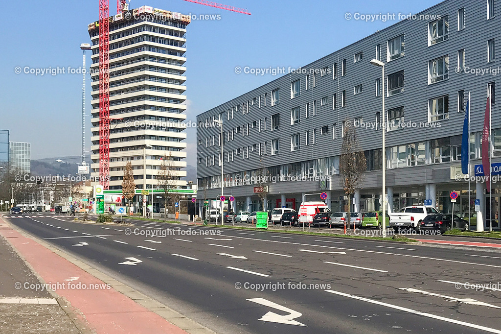 Corona_ 5 Jahre Covid Lockdown_ 15.03.2025-21 | 15.03.2025, Linz, AUT, Corona, 5 Jahre Covid Lockdown, im Bild Stadtansichten, Themenbild, leere Strassen, Menschenleer, keine Menschen oder Autos unterwegs