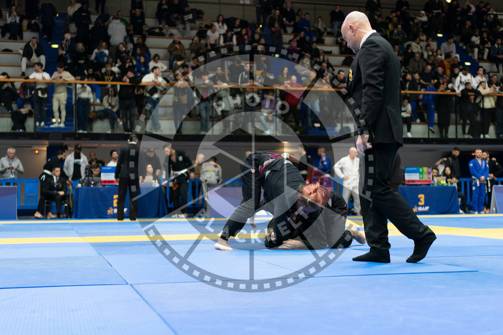 20240119PBB2667 | Fighters compete during the IBJJF European Championship in Paris, France, on January 19, 2024.