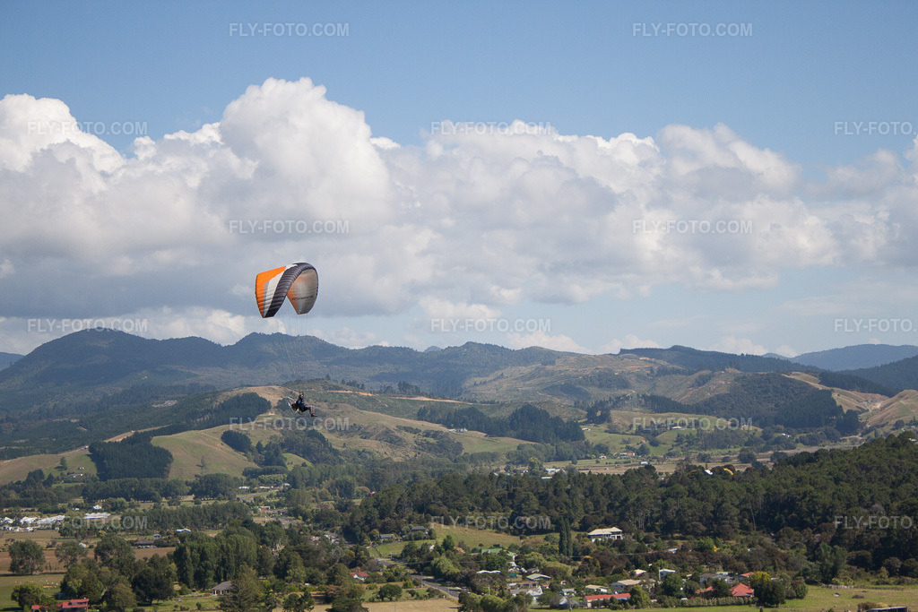Aerial view: View of the town in Coromandel in the state Waikato, New Zealand.Photo: IMG_55799.jpg taken on 01/12/2013 by Werner Riehm/FLY-FOTO.comResolution of the original: 4752 x 3168 px