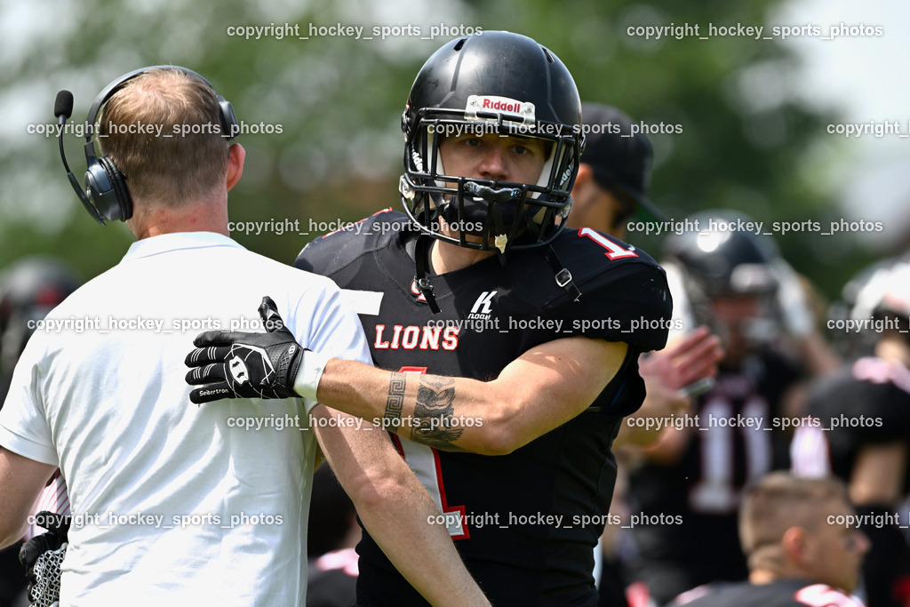 Carinthian Lions vs. Cineplexx Blue Devils | #1 Kronawetter Gerhard Carinthian Lion, Carinthian Lions vs. Cineplexx Blue Devils, Carinthian Lions vs. Cineplexx Blue Devils am 09.06.2025 in Klagenfurt (ASV Sportplatz), Austria, (Photo by Bernd Stefan)