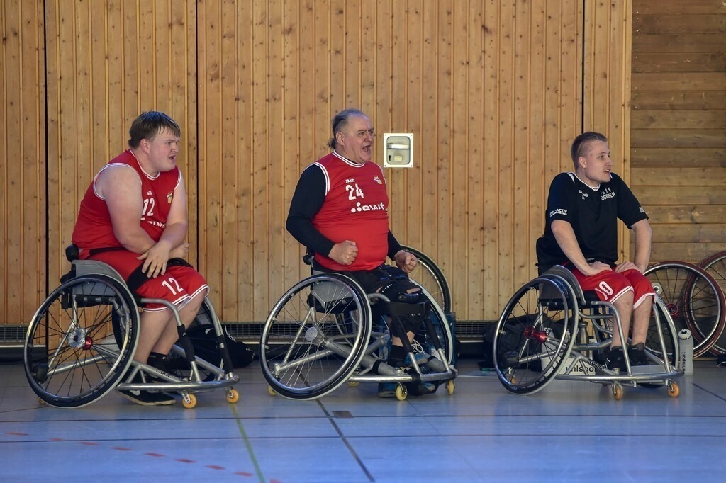 2024-10-26-0397 | RSKV Tuebingen vs. Hannover United 2, Rollstuhlbasketball, 2. Bundesliga Sued, 3. Spieltag, Saison 2024/2025, 26.10.2024, Foto: Ralph Kunze - Realisiert mit Pictrs.com