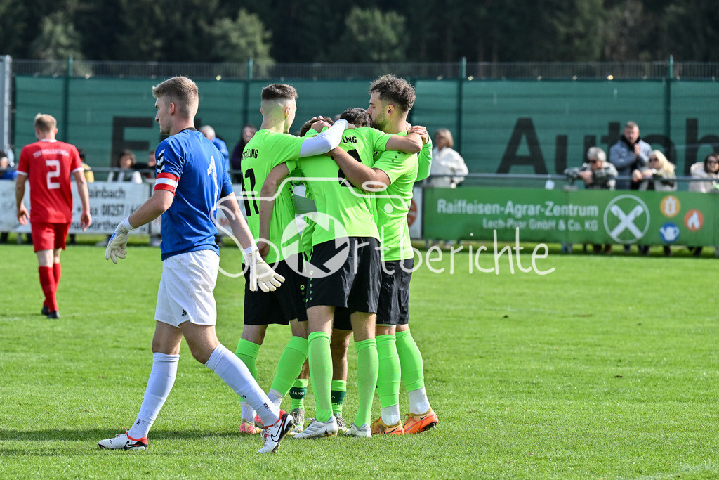 TSV Hollenbach - FC Stätzling | Jubel nach 0-1