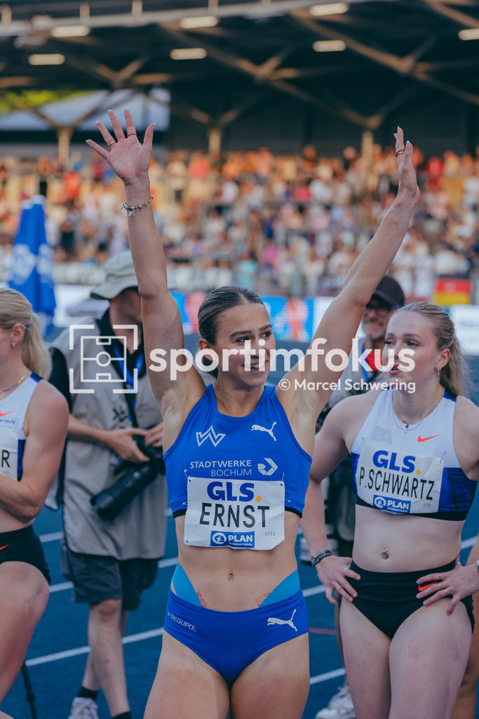 Deutsche Meisterschaften der Frauen und Männer 2026 | Jolina Ernst, TV Wattenscheid 01 100-Meter-Lauf, Finale, Deutsche Meisterschaften der Frauen und Männer 2026, Lohrheidestadion Bochum-Wattenscheid, 25.07.2026. Foto: Marcel Schwering / sportimfokus - Realisiert mit Pictrs.com