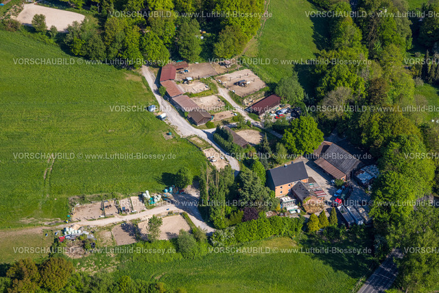 Wetter240503638 | Luftbild, Schmalenbeck Landwirtschaftsbetrieb, Wohnhäuser und Stallungen, Esborner Straße, Esborn, Wetter, Ruhrgebiet, Nordrhein-Westfalen, Deutschland