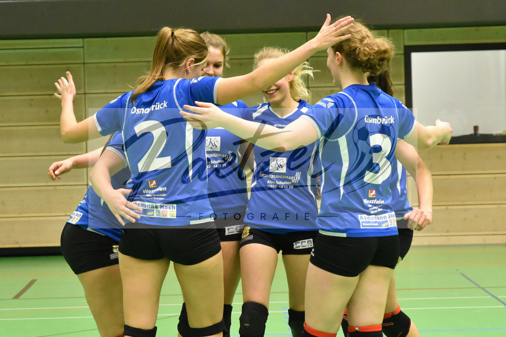 20200208_VCOASC_0001 | Volleyball, Frauen:   waehrend des Spiels der Regionalliga NordWest zwischen VC Osnabrueck und ASC 46 Goettingen in der Schlosswall-Halle am 08.02.2020 in Osnabrueck, Deutschland. - Realisiert mit Pictrs.com
