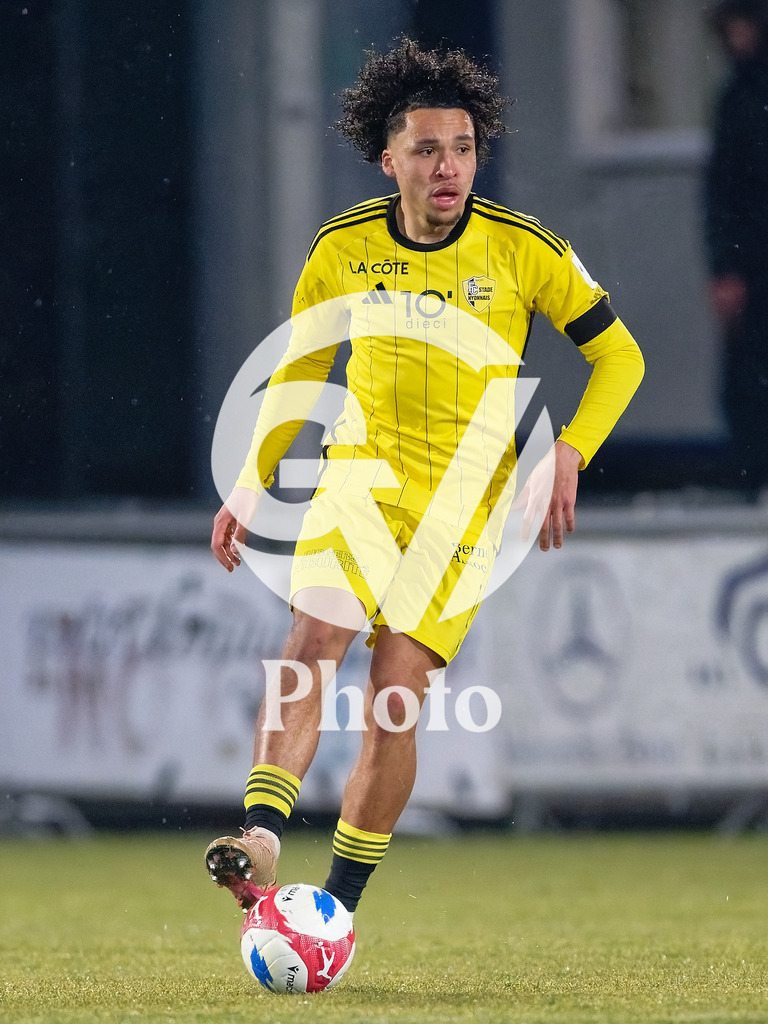dieci Challenge League - FC Stade Nyonnais v Etoile Carouge FC |  during the dieci Challenge League match between FC Stade Nyonnais and Etoile Carouge FC at Centre sportif de Colovray in Nyon, Switzerland