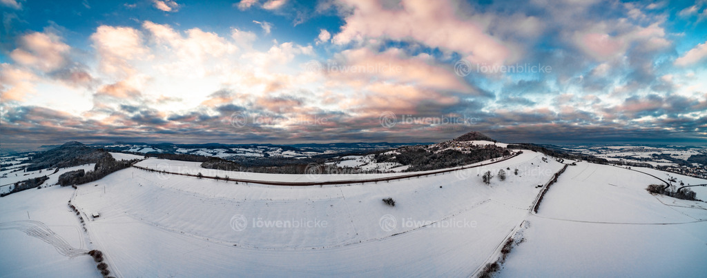 Verschneite Winterlandschaft auf dem Hohenstaufen | löwenblicke | shop