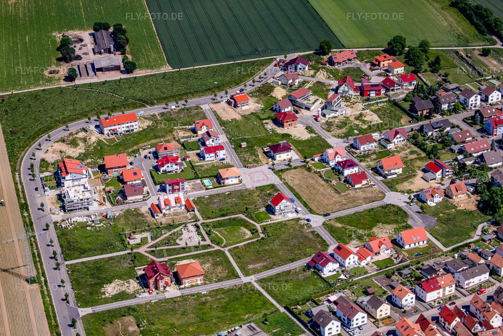 Luftbild: Am Höhenweg in Kandel im Bundesland Rheinland-Pfalz in Deutschland. Foto: IMG_18573.jpg vom 30.05.2009 durch Werner Riehm/FLY-FOTO.de