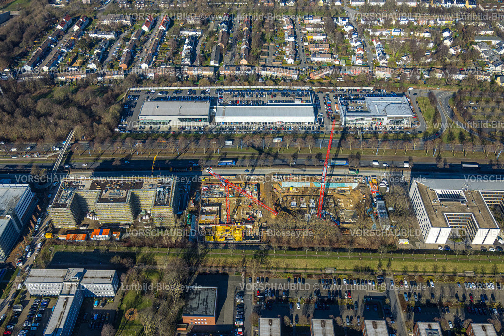 Dortmund230200637 | Luftbild, Stadtkrone Baustelle, Schüren, Dortmund, Ruhrgebiet, Nordrhein-Westfalen, Deutschland