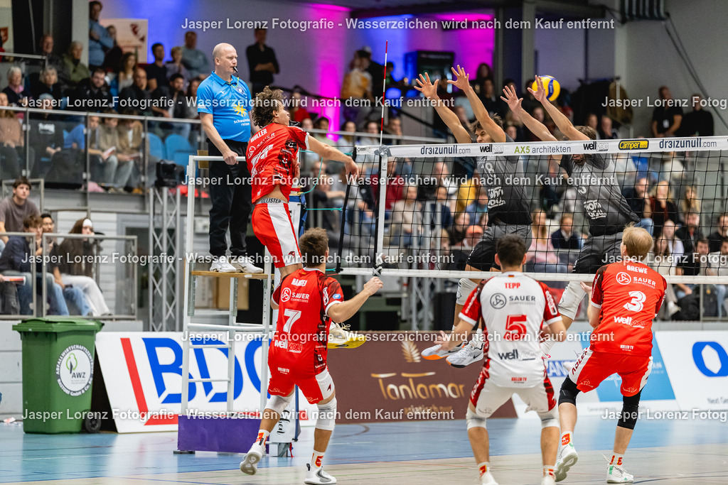 Volleyball I Herren I Saison 2026-2027 I 2. Bundesliga Nord I 06. Spieltag I Kieler TV - VV Humann Essen | Jasper Lorenz Fotografie - Realisiert mit Pictrs.com